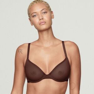 CUUP plunge mesh bra - 42F - espresso color. Tried on once